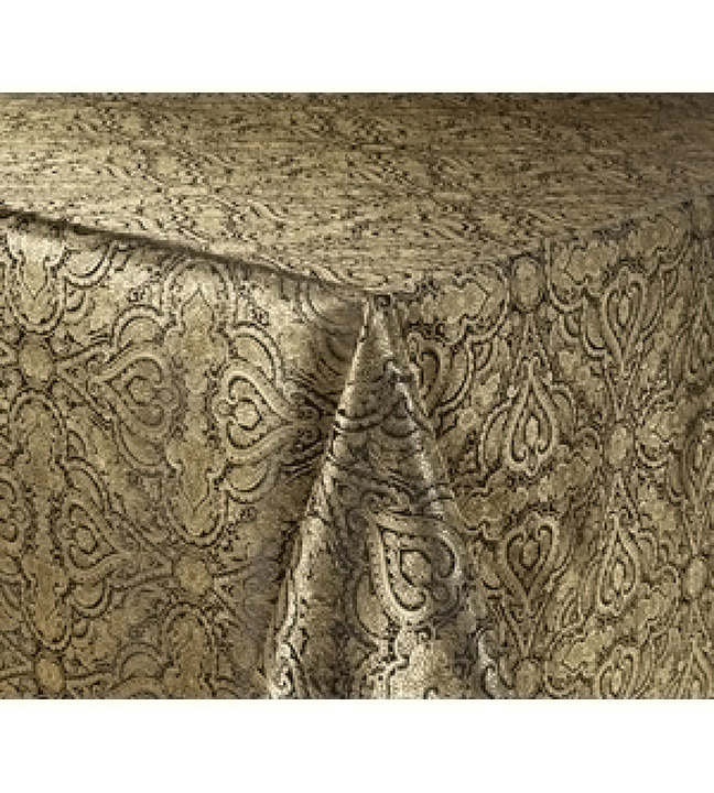 Onxy Opulence Tablecloth 120"L x 60"W